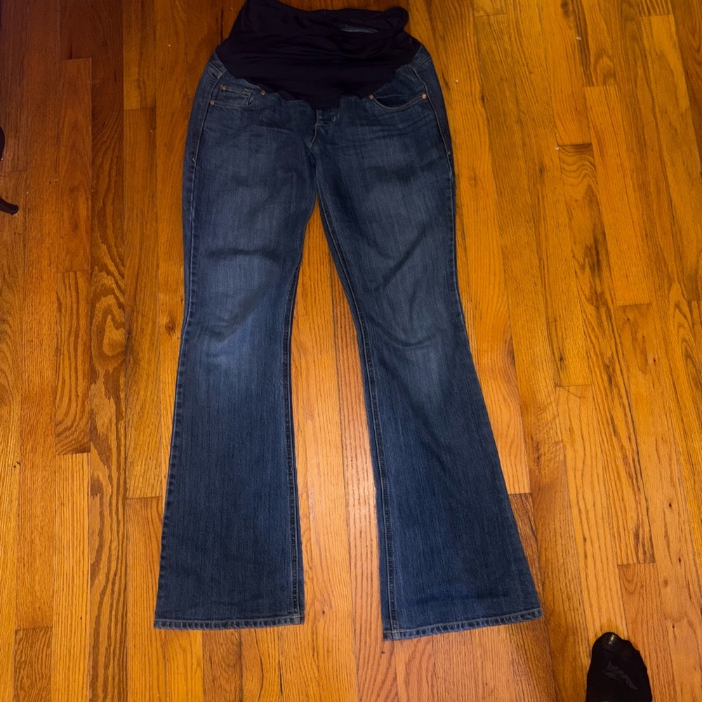 BeMaternity Dark Blue Flare Jeans